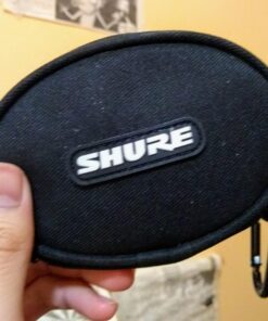 Shure SE215 PRO Wired Earbuds - Professional Sound Isolating Earphones, Clear Sound & Deep Bass, Single Dynamic MicroDriver, Secure Fit In Ear Monitor, plus Carrying Case & Fit Kit - Black (SE215-K) 3.5mm Cable 33 71gQdJSvCJL