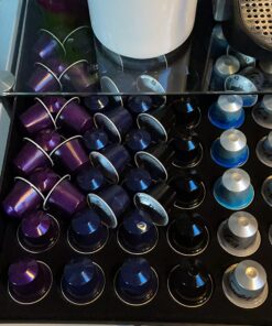 Deco Brothers Crystal Tempered Glass Original Pod Holder Drawer, 42 Nespresso Capsule Organizer 37 71gQm9M54yL