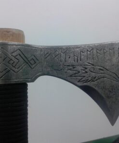 CRKT Woods Chogan Tomahawk Axe: RMJ T-Hawk Lightweight Outdoor Camping Axe with Hammerhead, Forged Carbon Steel Blade, and Hickory Wooden Handle 2730 33 71gQptDwf L