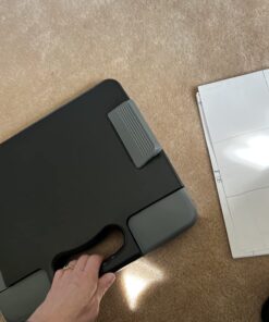 Officemate Portable Clipboard Storage plastic Case for A4 sizes, Charcoal (83301),11-3/4"w x 1-1/2"d x 14-1/2"h 46 71gS0xnjaFL