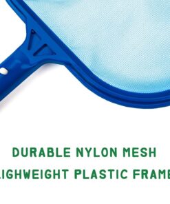 SplashTech Plastic Pool Skimmer Net, 17 x 11 Small Skimmer Head - Pool Net Skimmer Head for Standard 1.25" Telescoping Pole - Durable Nylon Mesh Pool Cleaning Net for Leaves, Bugs, or Debris 11 71gTDwCVXyL