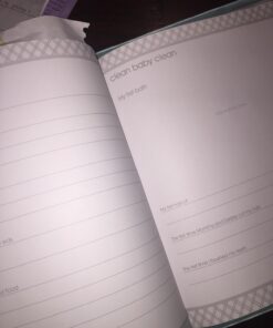 Pearhead First 5 Years Chevron Baby Memory Book, Clean-Touch Baby Safe Ink Pad for Baby’s Handprint or Baby’s Footprint, Gender Neutral Baby Milestone And Pregnancy Book, Gray Gray Chevron Babybook 48 71gTFFnQ40L