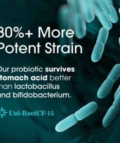 Probiotics for Women and Men - with Natural Lactase Enzyme and Prebiotic Fiber for Digestive Health - 80%+ More Potent Supplement for Gut Health Support - Vegan Raw Probiotic Formula Made in The USA 1 Month Supply 20 71gTRsX0A7L