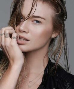 Bling Jewelry Geometric Square Pyramid Pave CZ Tree Heart Cartilage Ear Helix Cuff Wrap Earlobe Chain & Earring Stud Set .925 Sterling Silver Clear 6 71gVWCsQQL