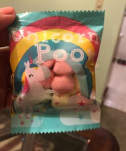 Unicorn Poop Candy - Made in the USA - 24 Unicorn Party Supplies - Unicorn Birthday Party Favors for Kids - Bulk Candy Packs for Classroom 0.33 Ounce (Pack of 24) 39 71gWahAXqSL