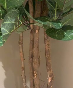 Nearly Natural 6ft Fiddle Leaf Fig Artificial Trees, 72in, Green 72 in 47 71gXC65i3dL