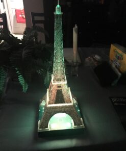 Ravensburger Eiffel Tower - Night Edition - 216 Piece 3D Jigsaw Puzzle for Kids and Adults - Easy Click Technology Means Pieces Fit Together Perfectly 52 71gYAXQh8EL