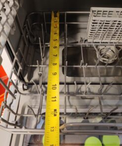 Hermitlux Countertop Dishwasher, 5 Washing Programs Portable Dishwasher With 5-Liter Built-in Water Tank For Glass Door 66 71gYjkc7tOL