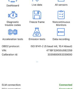OBD2 Scanner & WIFI Car Code Reader – Clears Check Engine Light Instantly – Diagnose 3000 Car Codes - Wireless Car Diagnostic Scanner – Auto Scanner For 1996+ Vehicles (iOS & Android Devices Only) (1) 60 71gZ0twoBfL