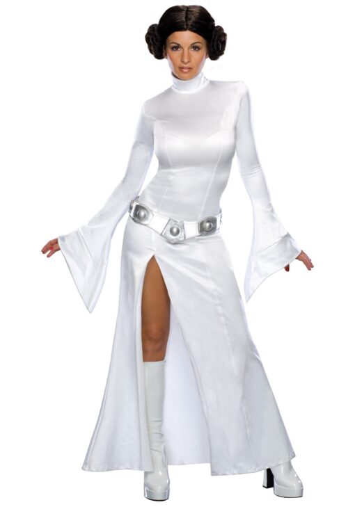 Rubie's womens Star Wars Princess Leia and Wig Women s Costume White Large