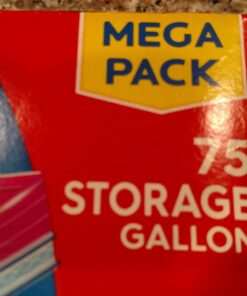 Ziploc Gallon Food Storage Bags, New Stay Open Design with Stand-Up Bottom, Easy to Fill, 75 Count (Pack of 2) 150 Count 34 71ga4Gek0sL