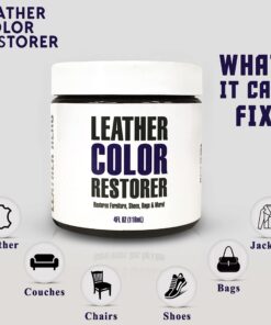 Leather Hero Leather Color Restorer & Applicator- Repair, Recolor, Renew Leather & Vinyl Sofa, Purse, Shoes, Auto Car Seats, Couch-4oz (Medium Brown) Medium Brown 26 71gaOCIlQNL