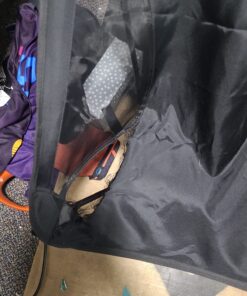 MOON LENCE Camping Chairs, Compact Backpacking Chair Small Folding Chair Lawn Chair with Side Pockets Portable Lightweight for Hiking & Beach & Fishing Black 43 71gagsFOfzL