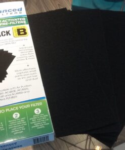 VEVA Replacement Pre Filter 6 Pack compatible with Germ Guardian Air Purifier Models AC4800 Series (AC4825, AC4825e) and Filter B FLT4825, Premium Carbon Activated 6 Count (Pack of 1) 26 71gauTsjHFL