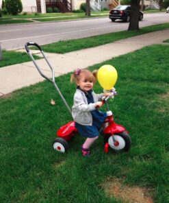 Radio Flyer Deluxe Steer & Stroll Ride-On Trike, Tricycle For Toddlers Age 2-5, Toddler Bike, Red 37 71gbMFvy0wL 1