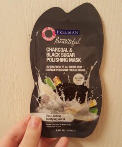 FREEMAN Polishing Charcoal & Black Sugar Facial Gel Mask, Purifies Skin, Not Over-Drying, Polishing Face Mask, Exfoliating, Removes Dead Skin, Perfect For All Skin Types, 6 fl.oz./ 175 mL Tube 36 71gbUhLjjCL