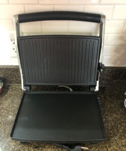 Breville Duo 1500-Watt Nonstick Panini Press, Silver 45 71gbz1WAE4L