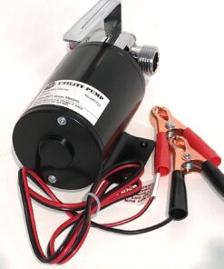 Alternative view of 12-volt DC 1/10th HP 330 GPH Battery Powered Portable Mini Water Transfer Utility Pump with Metal Connectors for Standard 3/4" Garden Hose Great for removing water from Boats Water Yard or Garden