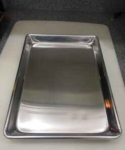 New Star Foodservice | Commercial-Grade Bun/Sheet Pan 18-Guage (9 x 13 x 1 inch (Quarter Size)) 9 x 13 x 1 inch (Quarter Size) 46 71gcu6ozq6L