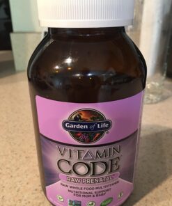 Prenatal Multivitamin for Women from Whole Foods with Biotin, Iron & Folate not Folic Acid, Probiotics for Immune Support - Vitamin Code Raw by Garden of Life - Pregnancy Must Haves - 180 capsules 180 Count (Pack of 1) 35 71gcv kzEVL