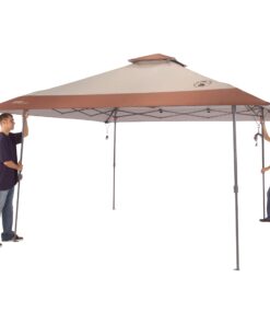 Coleman Back Home Pop-Up Canopy Tent, 13x13ft Portable Shade Shelter Sets Up in 3 Minutes with UPF 50+ Sun Protection, Great for Campsite, Park, Backyard, Tailgates, Beach, Festivals, & More 23 71gcze uLsL
