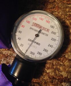 Santamedical Adult Deluxe Aneroid Sphygmomanometer with Stethoscope, Cuff and Carrying case Purple 39 71gdnJteBJL