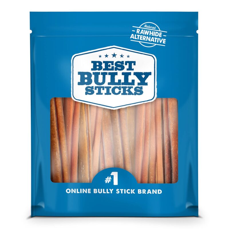 Catalog 1 Best Bully Sticks All Natural 6 Inch Thick Bully Sticks for Large Dogs - USA Baked & Packed - 100% Free-Range Grass-Fed Beef - Single-Ingredient Grain & Rawhide Free Dog Chews - 18 Pack 6" (18 Pack)