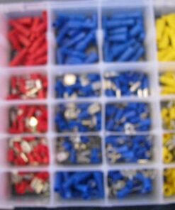 Nilight 540 PCS Electrical Connectors, Insulated Wire Terminals,Wire Connectors Spade Bullet Ring Connector Solderless Crimp Terminals Kit with 12 Size Assortment Terminal Set,2 Years Warranty 26 71geawa7jtL