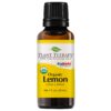 Plant Therapy Organic Lemon Essential Oil 100% Pure, USDA Certified Organic, Undiluted, Natural Aromatherapy, Therapeutic Grade 30 mL (1 oz) 1 Fl Oz (Pack of 1) 47 71ggWvoAA6L