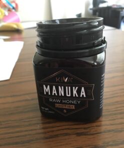 Kiva Raw Manuka Honey, Certified UMF 15+ | MGO 514+ | 100% Pure Genuine New Zealand (8.8oz/250g Bottle) | Non-GMO | No Antibiotics | Traceable | UMF & MGO Certified 53 71ggbriXEVL