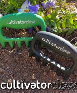Bear Paws Cultivator Claw - Ergonomic Gardening Tools - Hand Held Garden Tool - Hand Rake - Strong Nylon Weeder - Manual Weeding, Aerating, Cultivating… green 16 71gh1vuKEuL