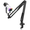 FIFINE Gaming XLR/USB Microphone Kit, Streaming Dynamic Mic Set for PC/PS5, Computer Mic for Vocal Podcast Recording Voiceover, with Headphones Jack, Gain Knob, Arm Stand-AmpliGame AM8T White 35 71ghbks6o1L