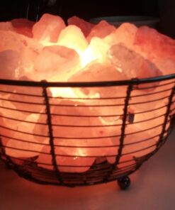 Himalayan Glow 1345 Oval Style Basket Night Salt Lamps, 7-9 Pounds Oval Style Metal Basket 46 71giXA1WXzL