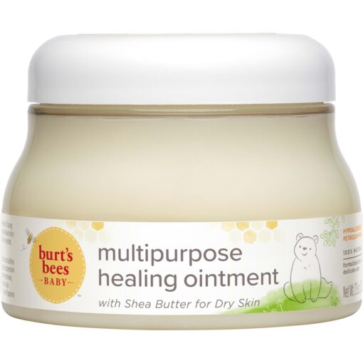 Burt's Bees Baby Diaper Balm, Multipurpose Healing Ointment Softens & Calms Dry Skin, Eczema Safe, with Shea Butter, Plant Based Formula, Pediatrician Tested, 7.5 Oz 7.5 Ounce (Pack of 1)