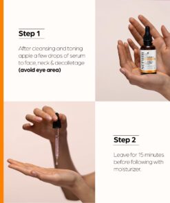 Alternative view of artnaturals Anti-Aging Vitamin C Serum - (1 Fl Oz / 30ml) - with Hyaluronic Acid and Vit E - Wrinkle Repairs Dark Circles, Fades Age Spots and Sun Damage - Enhanced 20% Vitamin C