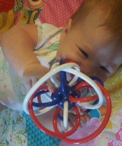 Manhattan Toy Red, White, and Blue Winkel Rattle and Teether Baby Toy 11 71gjYihJCTL