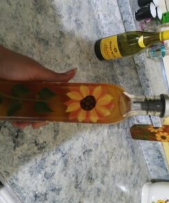 Grant Howard Glass Sunflower Oil & Vinegar Bottle 16 oz. 24 71gjvjMjraL
