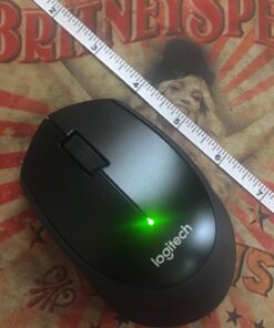 Logitech M330 SILENT PLUS Wireless Mouse, 2.4GHz with USB Nano Receiver, 1000 DPI Optical Tracking, 2-year Battery Life, Compatible with PC, Mac, Laptop, Chromebook - Black 46 71gkqk6pGzL