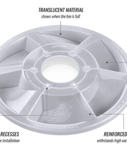 Oneida Air Systems Dust Deputy Deluxe Cyclone Separator Kit with Collapse-Proof Buckets for Wet/Dry Shop Vacuums (DD Deluxe 5-Gal) DD Deluxe 5-Gal 29 71glnWXcWL