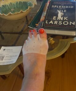 Ball of Foot Cushions, (4PCS) Metatarsal Pads, Toe Separator, Toe Spacers, Breathable & Soft Gel Foot Pads, Forefoot Pads for Mortons Neuroma Callus, Diabetic Feet, Blisters, White 2 Pair (Pack of 1) 27 71gmflcxcTL