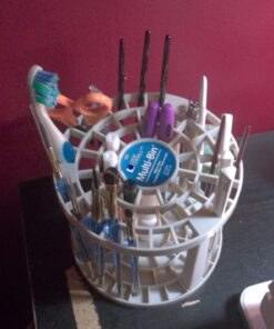 Loew-Cornell 390 Multi Bin Brush Organizer, 49 Hole 41 71gnH3WAQ2L