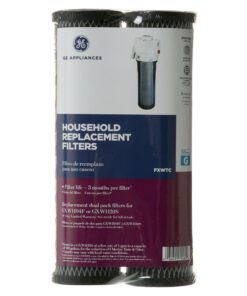 GE FXWTC Whole Home System Replacement Filter Set, Pack of 2 - NSF Certified: Reduces Chlorine, Sediment, Rust & Other Impurities - Replace Every 3 Months for Best Results (replaces 910163) 1 Count (Pack of 2) 8 71gnJEGvsrL