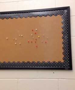 Carson Dellosa 36 Ft Scalloped Black and White Polka Dot Bulletin Board Borders, Classroom Borders for Bulletin Board, White Board, Cork Board, Locker, and Classroom Décor, Bulletin Board Trim Black & White Dots 33 71gp1 Nzy L 1