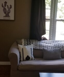 DII California Casual, Colby Southwest Woven Throw, Black & Gray, 50x60 50x60" 40 71gpbNR1m4L 2