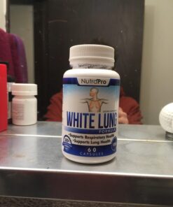 White Lung by NutraPro - Lung Cleanse And Detox.Support Lung Health. Supports Respiratory Health. 60 Capsule - Made in GMP Certified Facility. 28 71gpjLopdUL