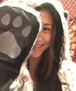 Husky Animal Hood Paws Ears Mittens Gloves 21 71gqguSNOL