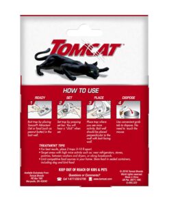 Tomcat Press 'N Set Mouse Trap, Plastic, Spring-Loaded Mouse Killer with Grab-Tab, 2 Traps Mouse Traps (2 Traps) 34 71grUbTLzTL