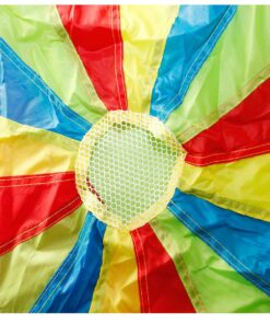 Sonyabecca Parachute, Play Parachute 10ft 12ft 16ft with 12 Handles 20ft 24ft with 16 Handles for Kids Cooperation Group Play 20 71gseRP6nvL