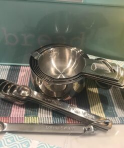 Stainless Steel Measuring Cups & Spoons Set - Heavy Duty, Stackable 13-Piece Set - Dry Foods, Liquids, Dishwasher-safe - Professional Metal Kitchen Utensils By Morgenhaan 13-Piece Baker's Bliss Kit 50 71gsh14v9yL 1