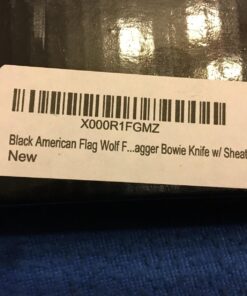ASR Outdoor 13.5 inch Animal Head Decorative Collector's Hunting Knife with Ornamental Scabbard Black Wolf 37 71gt1JbSUuL